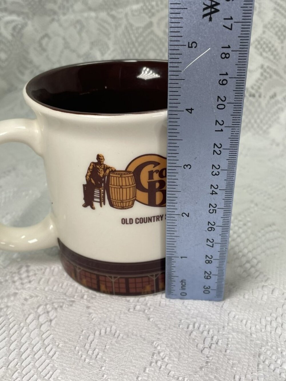 Cracker Barrel Rocking Chair 14oz Ceramic Coffee Mug Old Country Store Logo - Picture 5 of 6